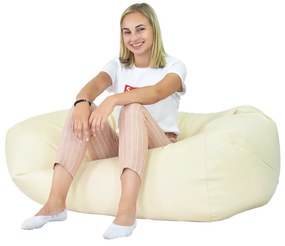 Sedací vak hruška bežová EMI