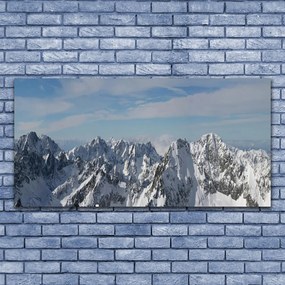 Obraz na akrylátovom skle Hory príroda 120x60 cm