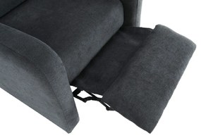 Tempo Kondela Relaxačné kreslo, sivá, TURNER