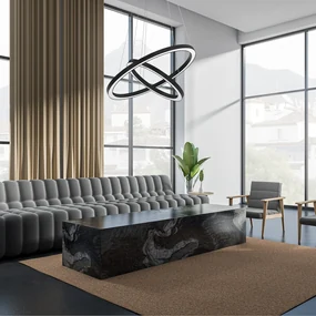 Závesné LED svietidlo Galaxia, 2x LED 46w, 3500k, b