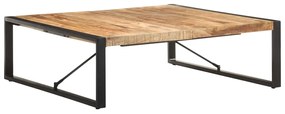 Konferenčný stolík 120x120x40 cm, surové mangové drevo 321580