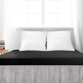4Home froté prestieradlo Perfect čierna, 180 x 200 cm