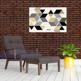 Obraz - Geometrické tvary N⁰1 (90x60 cm)