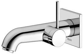KEUCO IXMO Soft 1-otvorová páková umývadlová batéria pod omietku, hranatá rozeta, výtok 165 mm, chróm, 59516010202