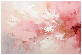 Obraz - Ružový abstrakt (90x60 cm)