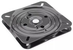 Sametové otočné jídelní křeslo Servio šedé/černé