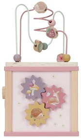 Kocka s aktivitami drevená Fairy Garden