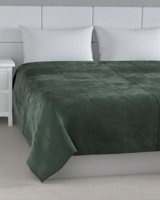 Zamatový prehoz Velvet farba produktu zelená látka lesklá, zamatová