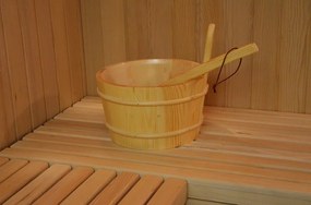 M-Spa - HARVIA - Suchá sauna so saunovou pecou, pre 4 osoby 176 x 150 x 192cm