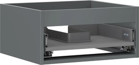 Mexen Box-A, závesná skrinka 50 cm, 1 zásuvka, grafitová matná, 91AX0-0500-235-1-66