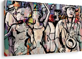 Obraz - Jazzová noc (90x60 cm)