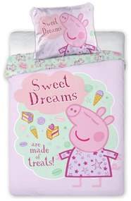 Obliečka do postieľky Prasiatko Pepina Sladké snívanie