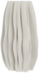 VISION Váza s 3D tlačou 30 cm - biela