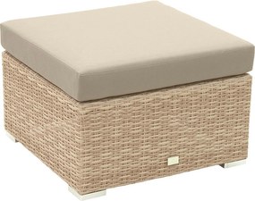 DEOKORK Ratanový stolík/taburet MALIBU (cappuccino)