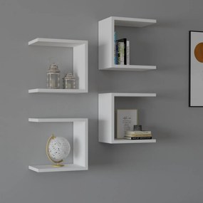 Polička Base White, 4 ks