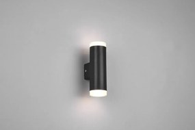 Matne čierne LED nástenné svietidlo Ray - Trio