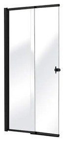 Vaňová zástena FLEX 140x82 cm čierna