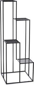 STOJAN NA KVETINÁČ KASKADA 110X40X40 CM ČIERNA