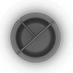 Téglik na zubné kefky z nehrdzavejúcej ocele v lesklo striebornej farbe EasyStore Luxe – Joseph Joseph