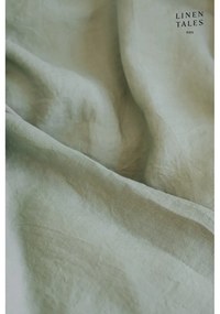Detská zelená ľanová plachta Linen Tales Nature, 60 x 120 cm