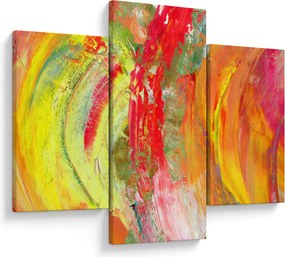 Obraz abstrakcie - maľba (90x60 cm)