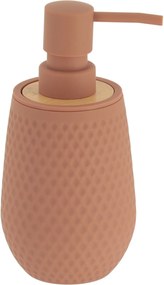 Dávkovač mydla Tova, cappucino/s drevenými prvkami, 280 ml