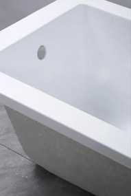 Erga Pureline-S, vaňa 1700x700x400 mm bez nožičiek, biela lesklá, ERG-V07-PURELINE-S-170x070-WH