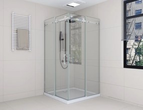 Belver Duo sprchový kút 90x90, 100x100 195cm, 6mm, dvojdverový model