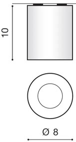 Azzardo AZ2559 - Vonkajšie stropné svietidlo ARO 1xGU10/50W/230V IP54