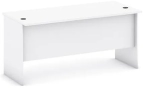Kancelársky pracovný stôl MIRELLI A+, rovný, dĺžka 1600 mm, biela