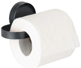 Čierny držiak na toaletný papier Wenko Static-Loc® Pavia