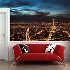 Sablio Tapeta Nočný Paríž - 208x125 cm