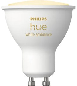 LED žiarovka Philips HUE 8719514339903 White Ambiance GU10 4,3 W 250lm 2000-6500K stmievateľná - kompatibilná so SMART HOME by hornbach