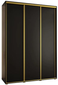 Skriňa 45 Canaris 1 180 čierna/gold