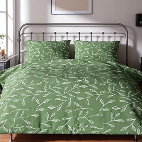 Bavlnené obliečky Homa RENA GREEN 4-dielna sada 140x200 cm