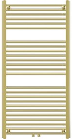 Mexen Mars, vykurovacie teleso 1200x600 mm, 487 W, zlatá lesklá, W110-1200-600-00-50