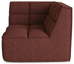 Vínovočervený modul pohovky Kalai – Makamii