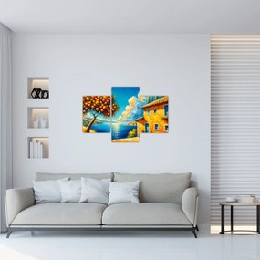 Obraz - Dom s pomarančmi II. (90x60 cm)