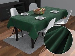 Biante Zamatový obdĺžnikový obrus Velvet Premium SVP-012 Zelený 120x160 cm