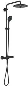 Sprchový systém GROHE Vitalio Joy System s termostatickou batériou phantom black 26403KF2, 1 ks