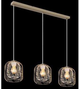 Globo 15965-3H - Závesné svietidlo na lanku DICHTI 3xE27/40W/230V