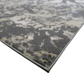 Koberec Esprit 3606 GREY – sivý obdĺžnikový koberec s vzorom Rozmer: 200x290 cm