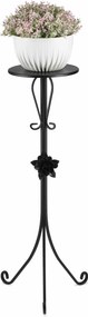 STOJAN NA KVETINÁČ BROSE 95X39 CM ČIERNA
