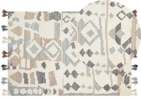 Vlnený kelímový koberec 160 x 230 cm viacfarebný MRGAVET Beliani