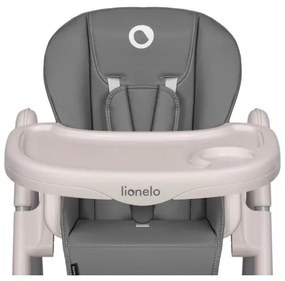 Lionelo - Detská jedálenská stolička ZANNA šedá