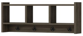 Nástenný vešiak Midnight Walnut