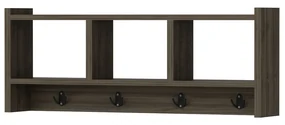 Nástenný vešiak Midnight Walnut