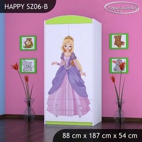 Detská skriňa PRINC A PRINCEZNA - TYP 6B