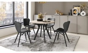 Jedálenský stôl ARTUR béžový/čierny