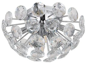 Globo 16047DC - Stropné svietidlo VIRINA 10xG9/7W/230V lesklý chróm pr. 39 cm